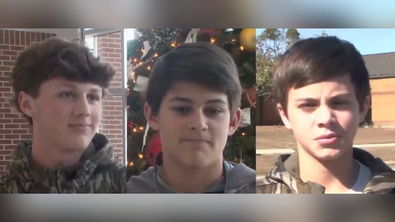 A man in Georgia said divine timing and the courage of three local boys saved his life after a...