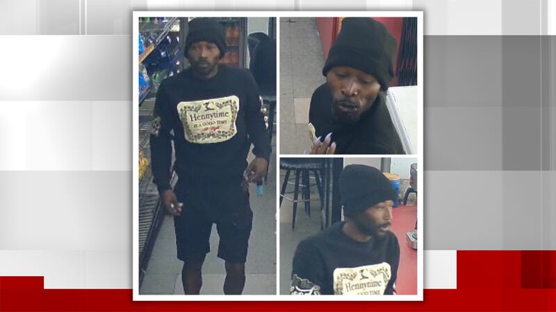 Birmingham gas station robbery suspect