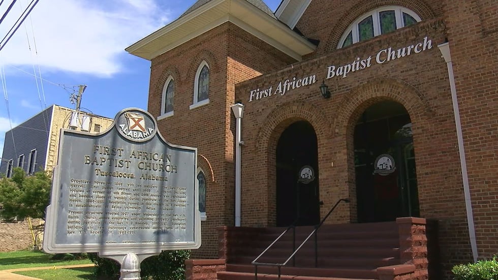 The First African Baptist Church in Tuscaloosa, Ala.