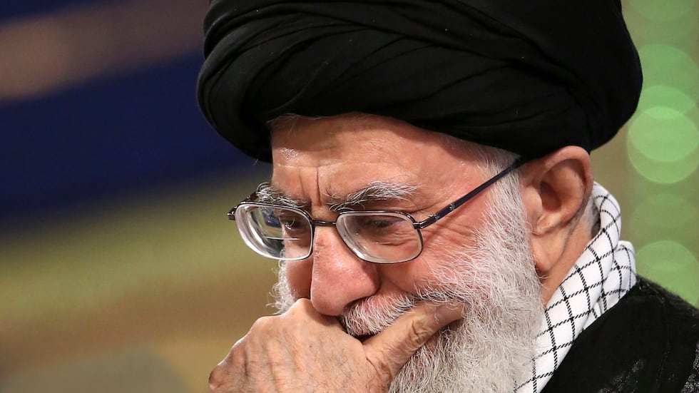 FILE - In this photo released by an official website of the office of the Iranian supreme...