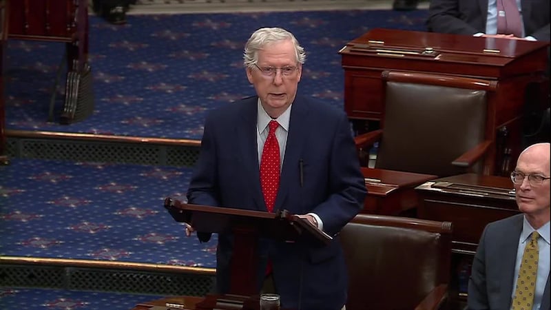 Longtime Kentucky republican senator Mitch McConnell was hospitalized Sunday morning. (Source:...