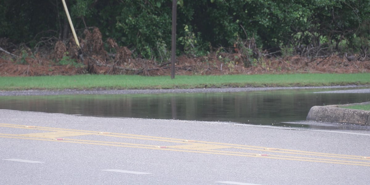 Wet roads, rising water: First responder urges drivers to use caution, be weary of sinkholes