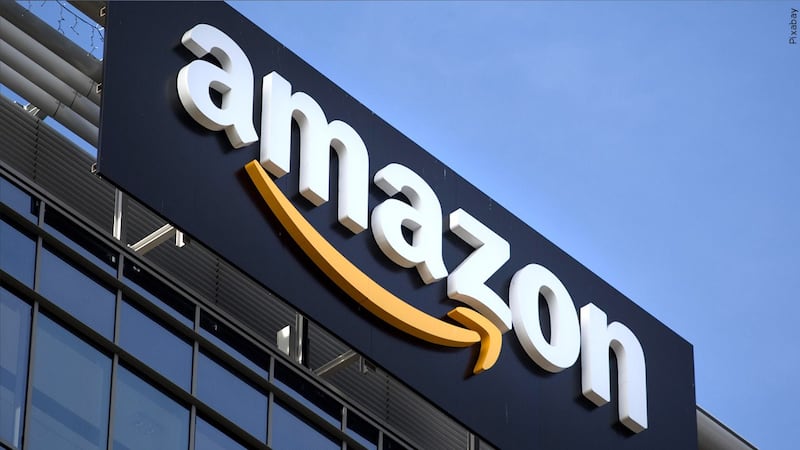 FILE -- Amazon sign.