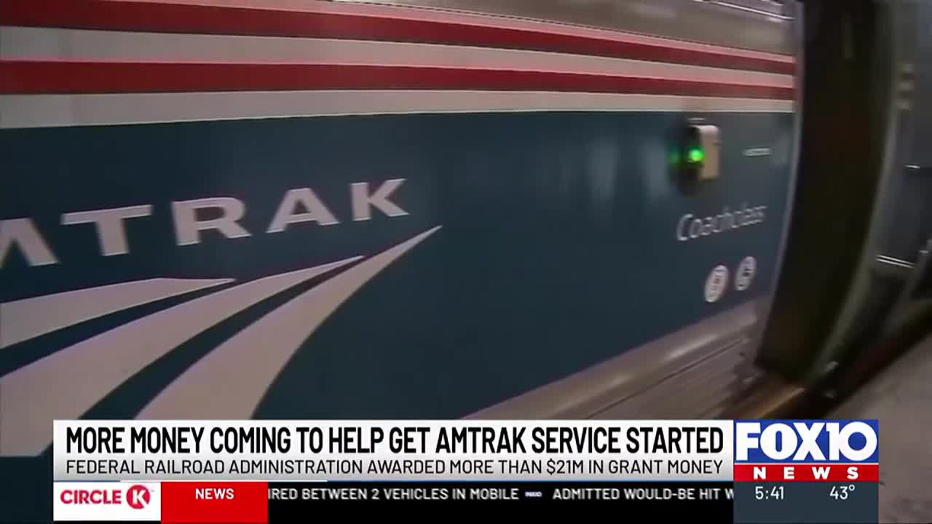 More money coming to help get Amtrak service started thanks to grant