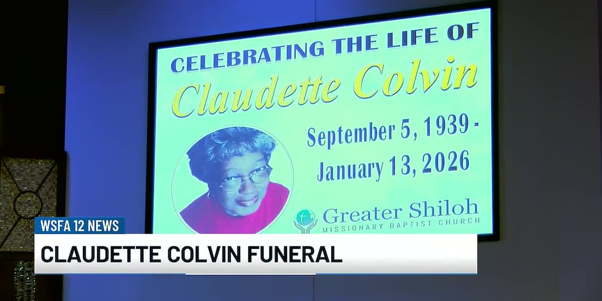 Claudette Colvin honored at memorial service in Birmingham - WBRC