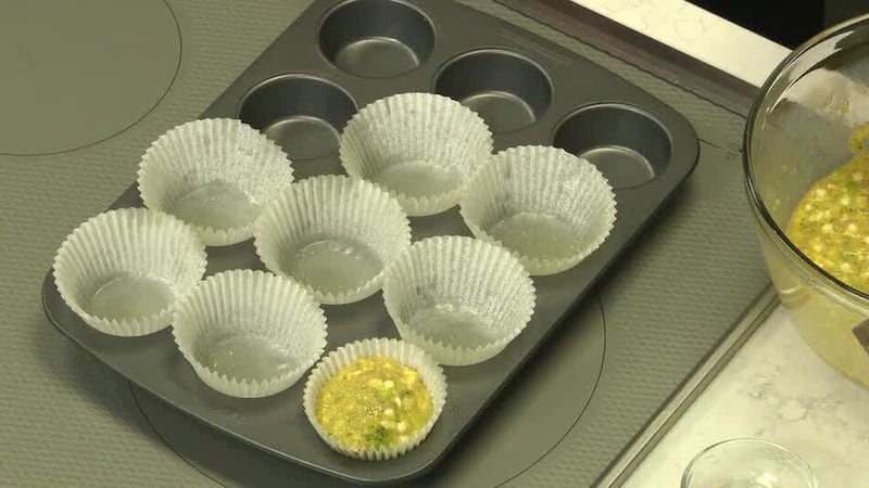 Broccoli Cheese Quinoa Egg Muffins