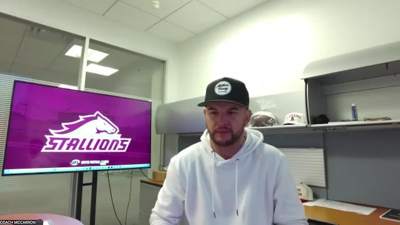 Stallions Head Coach AJ McCarron news conference 4-30-26