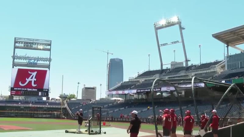 Alabama baseball at CWS in Omaha