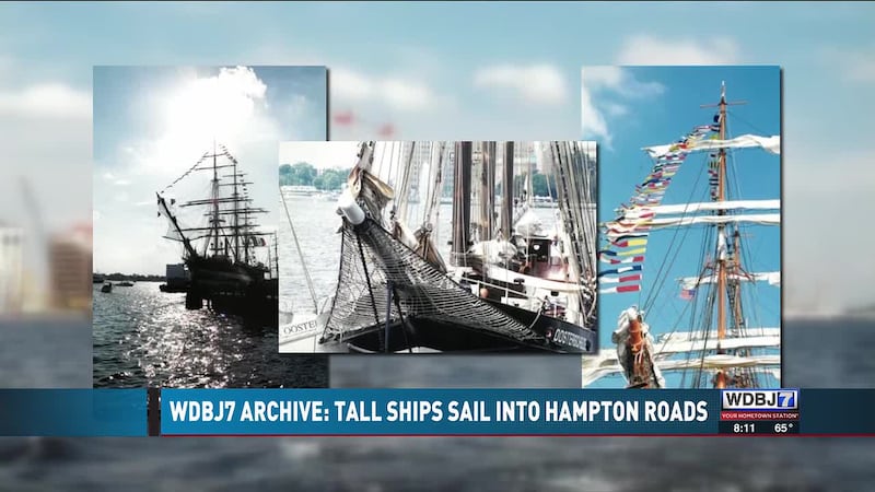 WDBJ7 Archive: Tall Ships Sail Into Hampton Roads