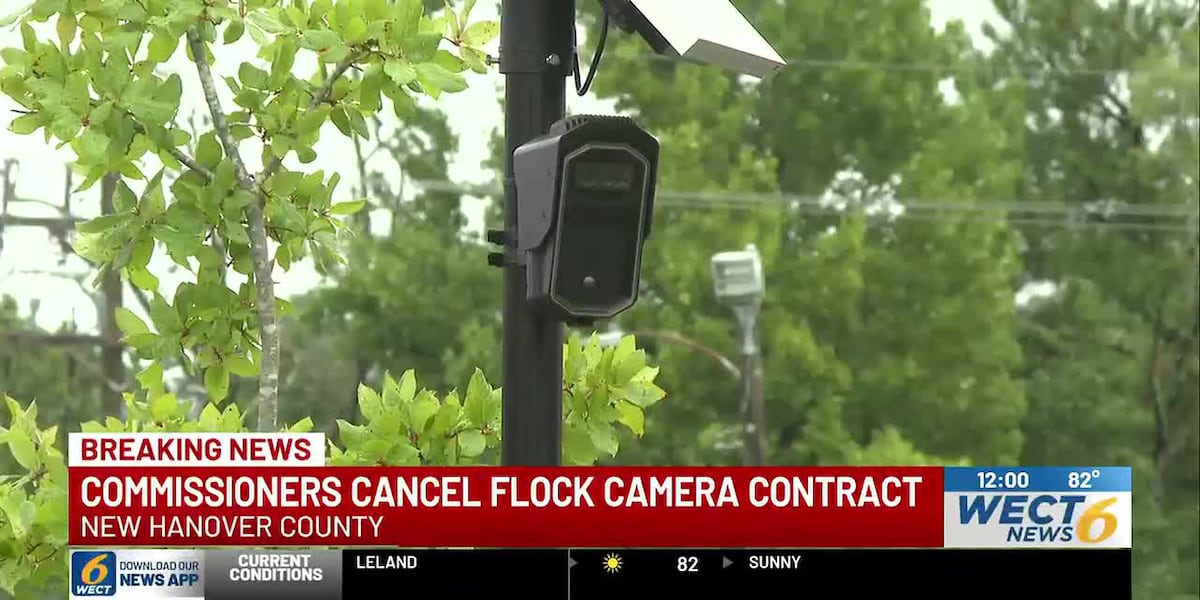 New Hanover County pulls plug on Flock camera contract