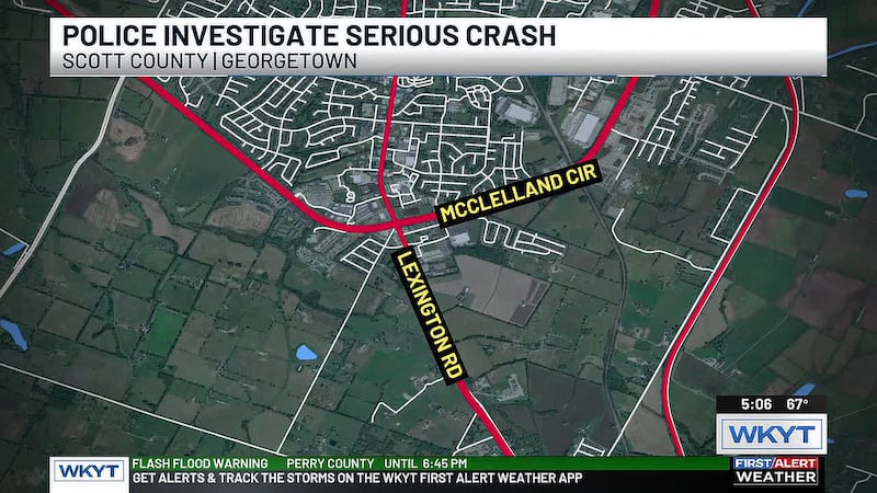 Police investigating ‘serious’ crash in Georgetown