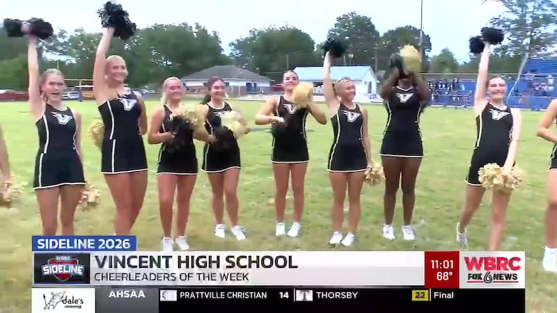 Week 5 Cheerleaders of the Week - Vincent High School