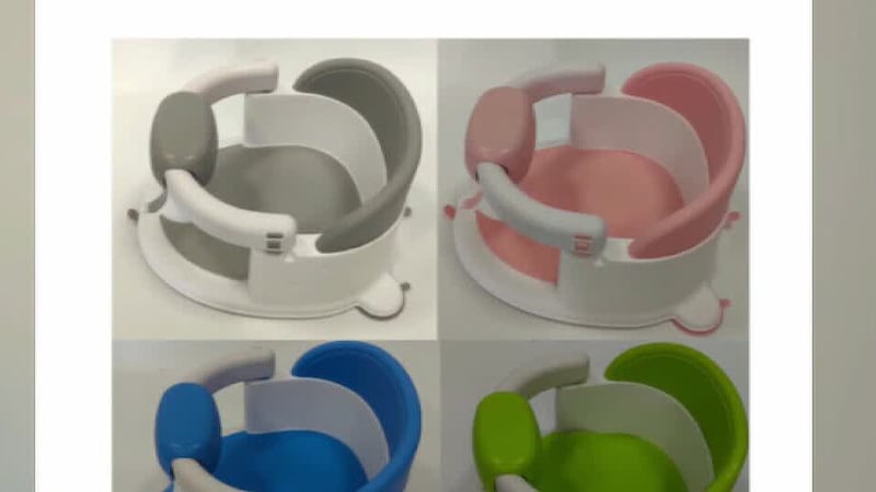 Baby bath seats recalled