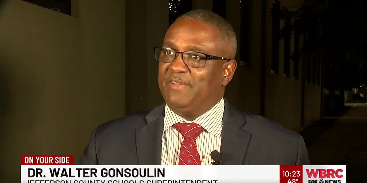 Dr. Walter Gonsoulin named Superintendent of the Year