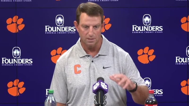 Clemson coach Dabo Swinney's opening statement from his press conference ahead of hosting...