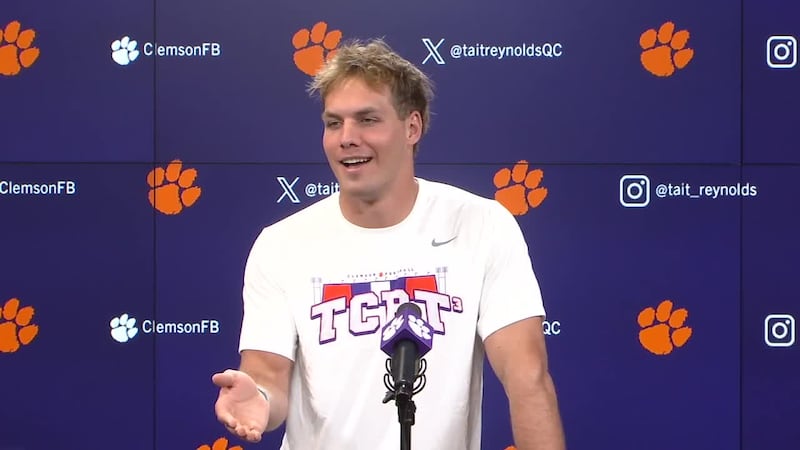 Clemson freshman QB Tait Reynolds previews Saturday's game against Virginia Tech in his...