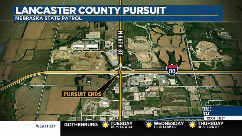 Two people were taken into custody after a chase involving a stolen car and a crash near...