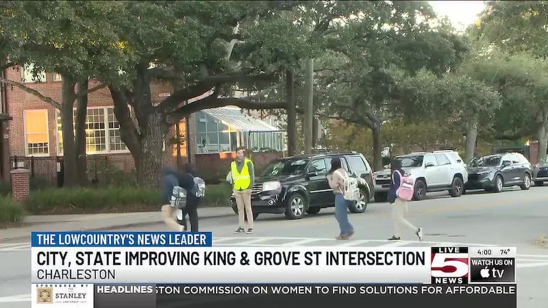 State, city and county leaders observed morning school drop-off at King and Grove streets...