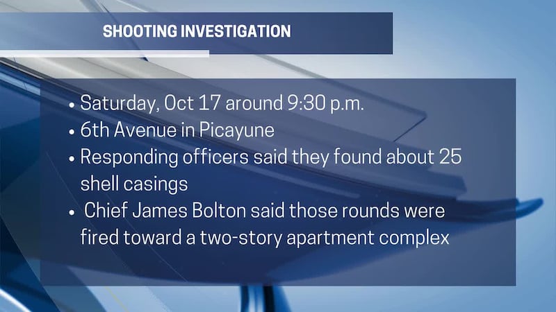 Responding officers found about 25 shell casings of both handgun and rifle calibers.