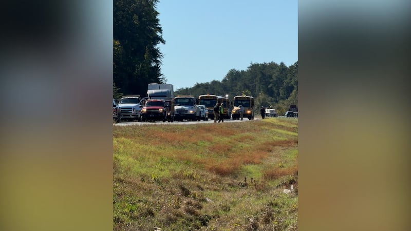 4 school buses involved in crash in Chilton County