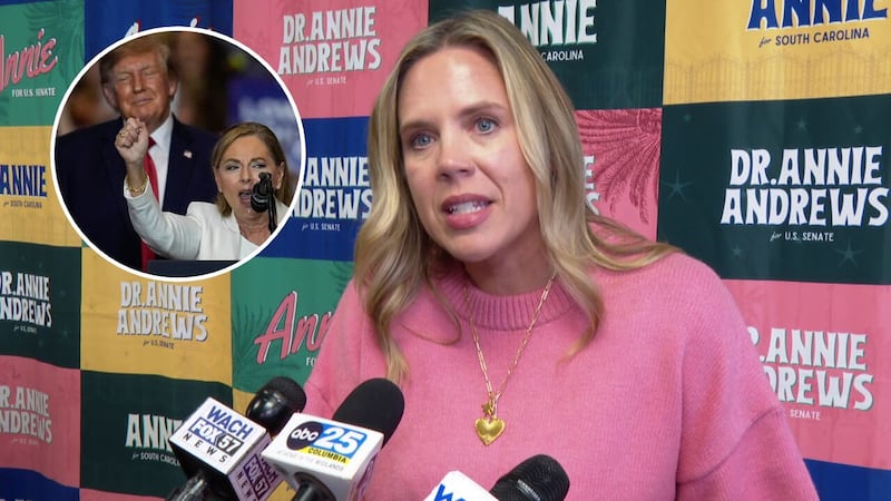 Democratic Senate candidate Dr. Annie Andrews responded to comments President Donald Trump...