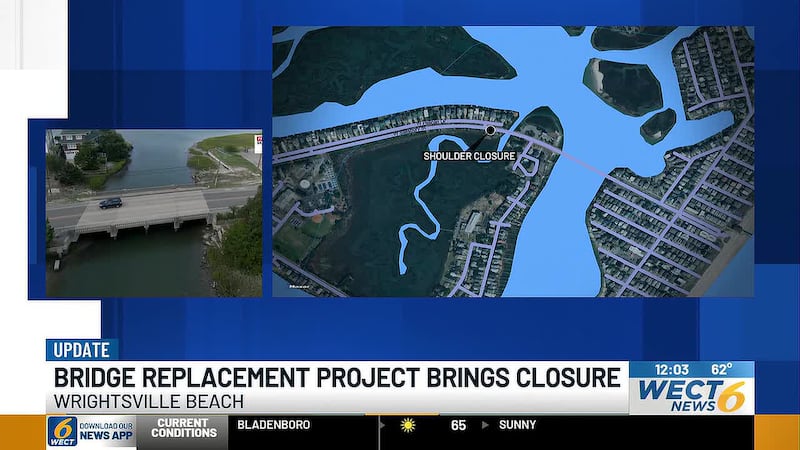 Drivers in Wrightsville Beach may begin to see traffic impacts as work on the Bridge...