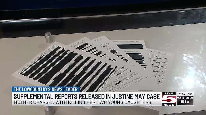 The Charleston County Sheriff’s Office released dozens of heavily redacted supplemental...