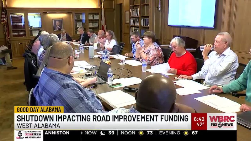 Shutdown impacting road improvement funding
