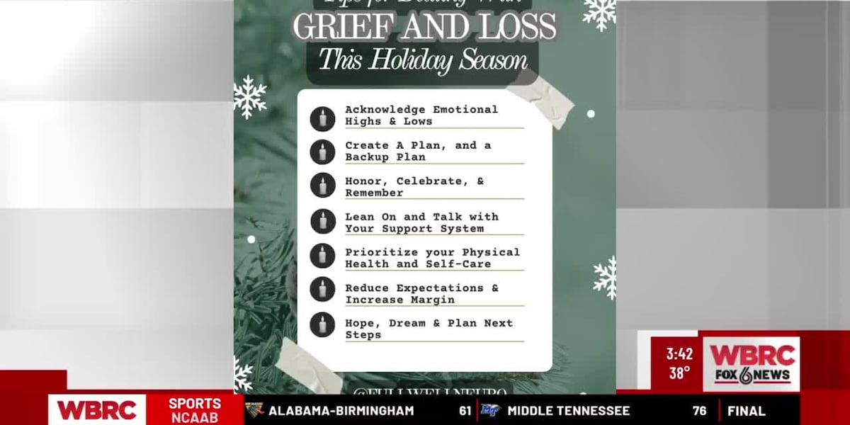 Dealing with grief during the holidays