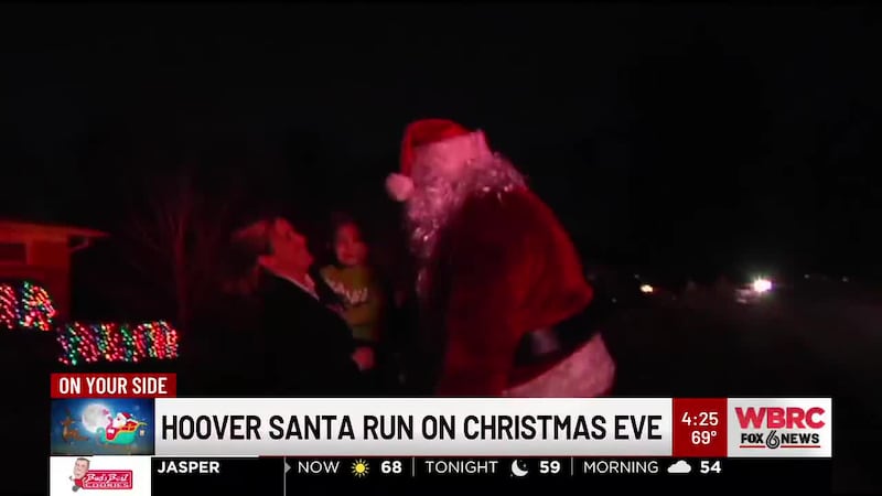 Hoover Santa run on Christmas Eve