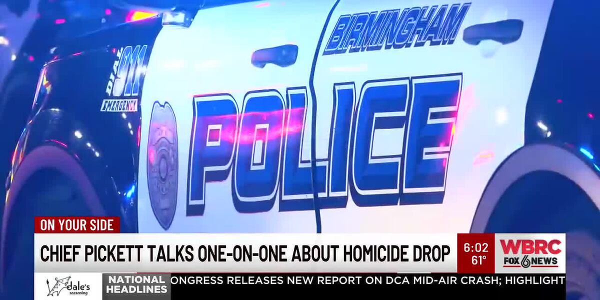 Homacide Drop Birmingham police chief talks one-on-one about homicide drop